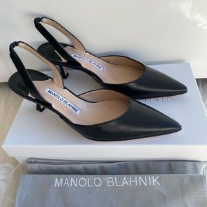 Manolo Blahnik Carolyne sling backs